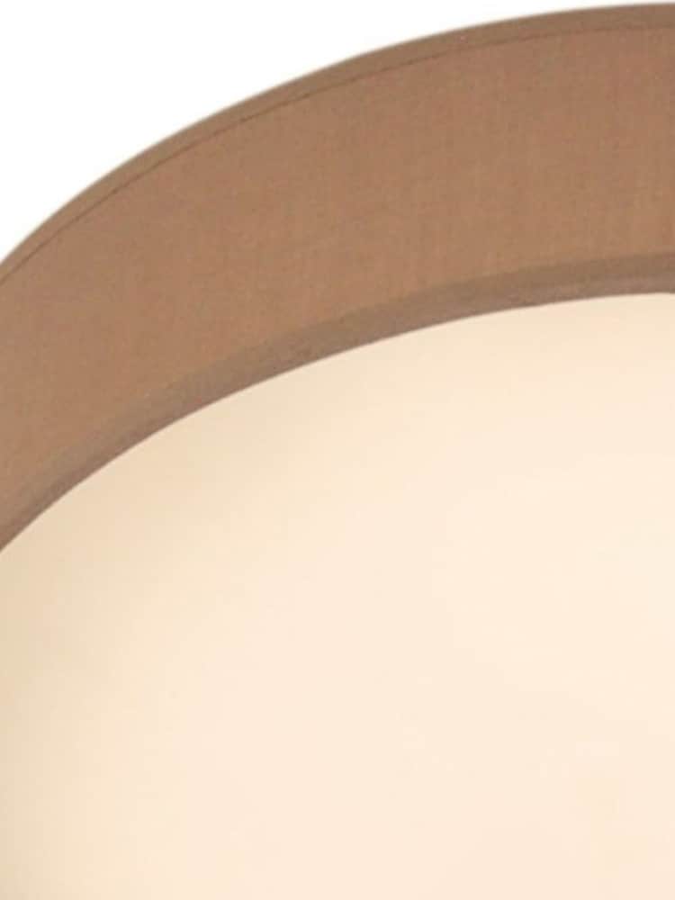 Searchlight White Laurel Brown LED Flush Ceiling Light - Image 3 of 3