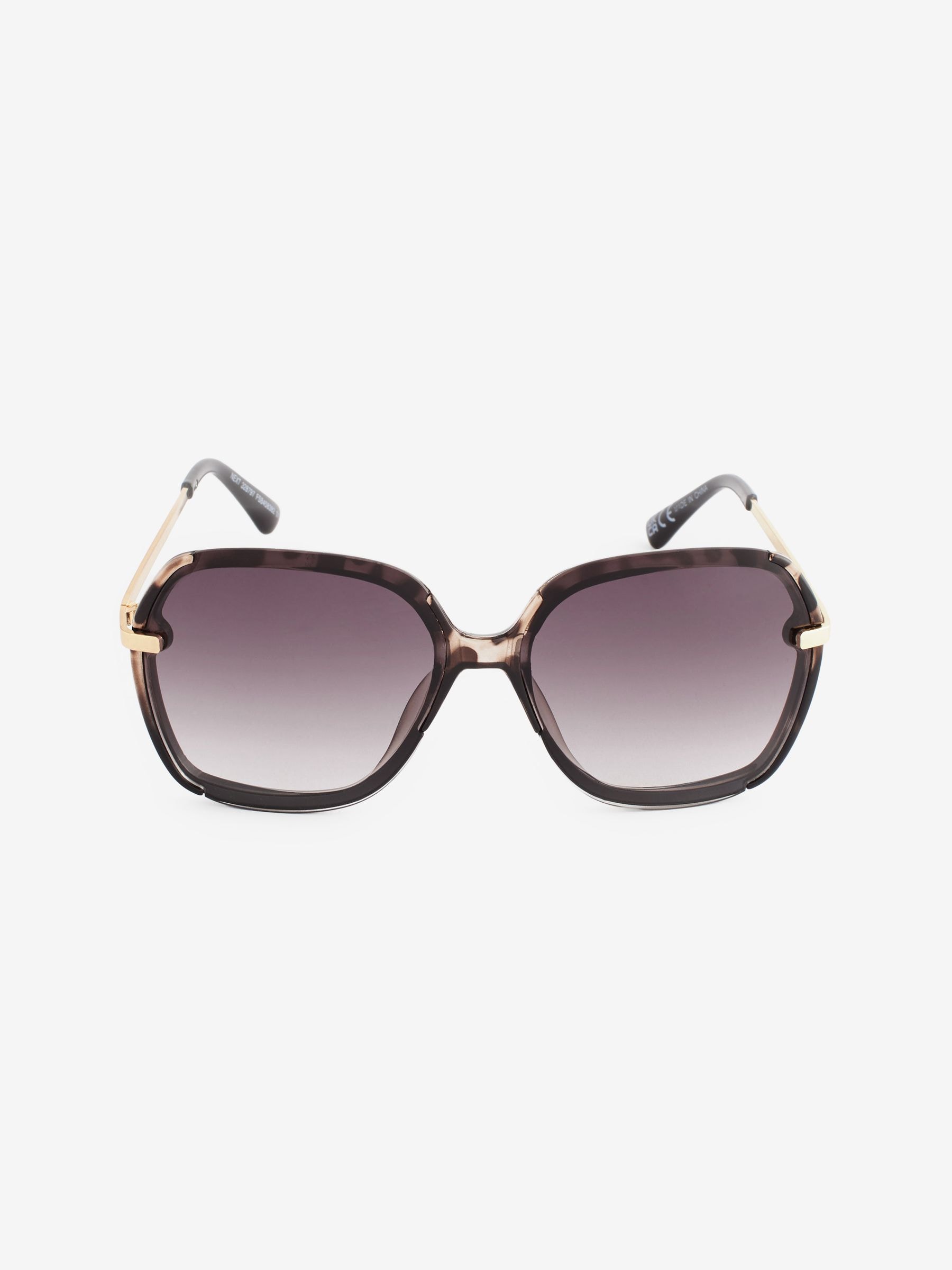 Acheter Marron ecaille de tortue Detail verres Grandes lunettes de soleil from Next Luxembourg