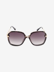 Tortoiseshell Brown Lens Detail Large Sunglasses - Image 4 of 6
