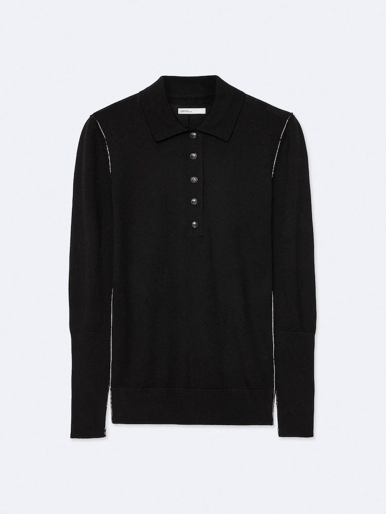 Μαύρο - AllSaints Martel Polo Shirts - Εικόνα 8 από 8