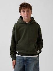 Grønn - Gap Heavyweight Relaxed Hoodie (4-13yrs) - Bilde 1 av 5
