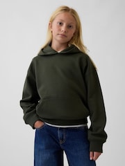 Grønn - Gap Heavyweight Relaxed Hoodie (4-13yrs) - Bilde 3 av 5
