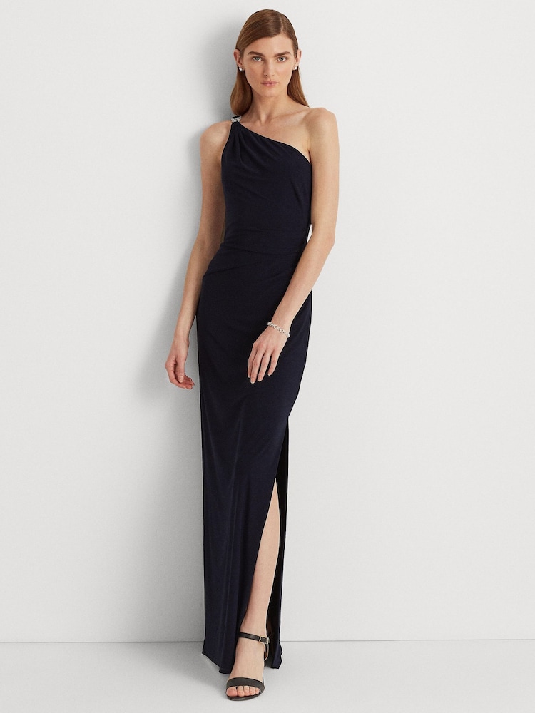 Lauren Ralph Lauren Belina Jersey One Shoulder Gown - Image 1 of 16