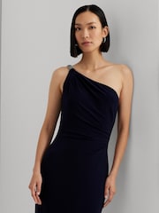 Lauren Ralph Lauren Belina Jersey One Shoulder Gown - Image 11 of 16