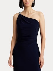 Lauren Ralph Lauren Belina Jersey One Shoulder Gown - Image 14 of 16