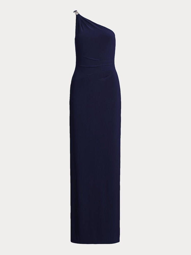 Lauren Ralph Lauren Belina Jersey One Shoulder Gown - Image 16 of 16