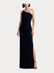 Lauren Ralph Lauren Belina Jersey One Shoulder Gown - Image 6 of 16