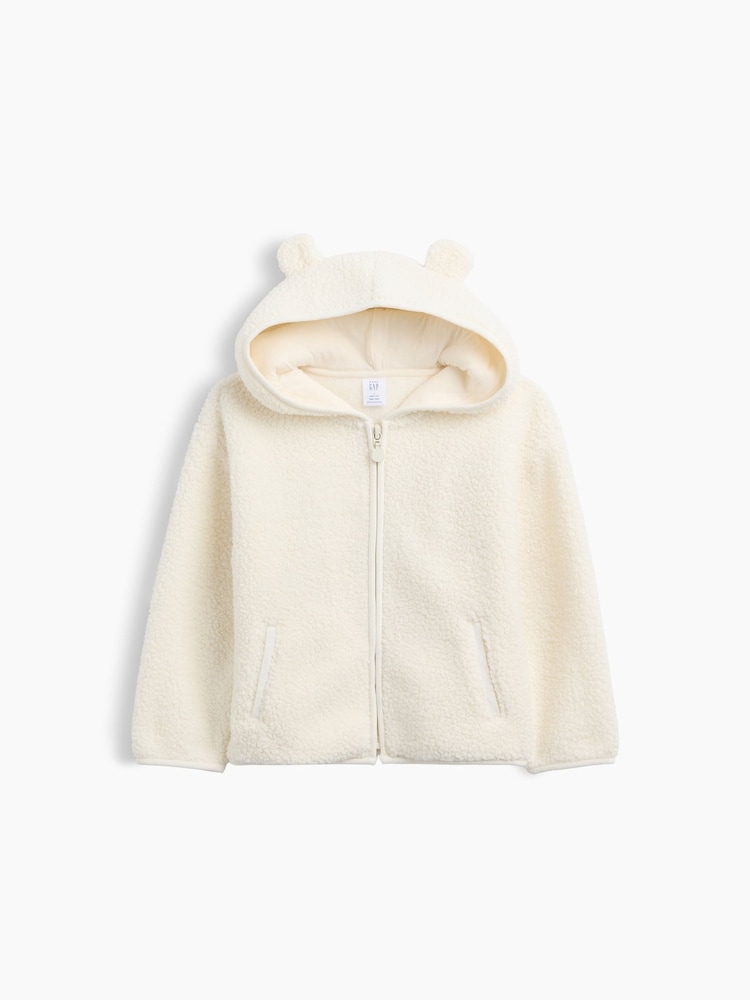 Gap Sherpa Bear Zip-hettegenser med glidelås (6måneder–5år) - Bilde 1 av 3 Gap Sherpa Bear Zip-hettegenser med glidelås (6måneder–5år) - Bilde 1 av 3