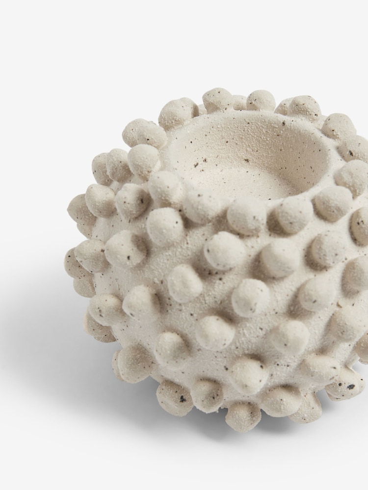 Natural Bobble Tea Light Candle Holder - Image 4 of 4 Natural Bobble Tea Light Candle Holder - Image 4 of 4