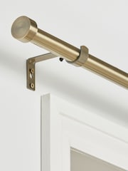 Brass Stud Finial Extendable 28mm Curtain Pole Kit - Image 1 of 4