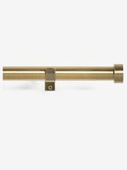 Brass Stud Finial Extendable 28mm Curtain Pole Kit - Image 1 of 3