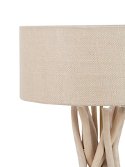 Pacific Natural Derna Driftwood & Natural Jute Table Lamp - Image 4 of 5