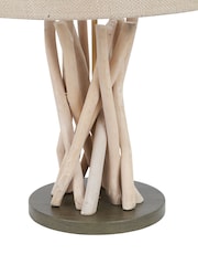 Pacific Natural Derna Driftwood & Natural Jute Table Lamp - Image 5 of 5