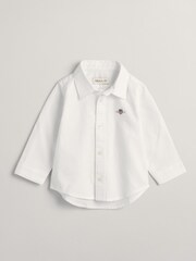 Weiß - GANT Baby Shield Logo Oxfordhemd aus 100% Baumwolle - Bild 1 von 3