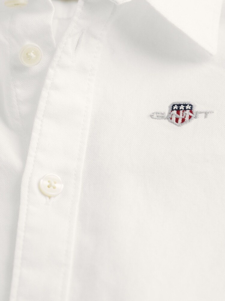 Weiß - GANT Baby Shield Logo Oxfordhemd aus 100% Baumwolle - Bild 2 von 3