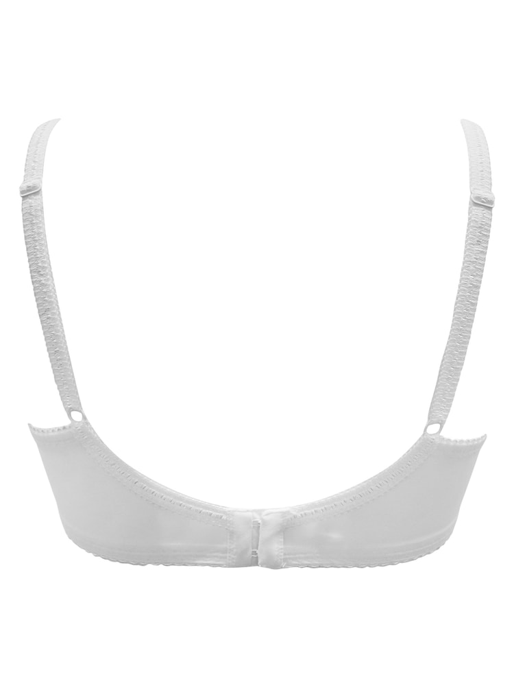Pour Moi White Balcony St Tropez Padded Balcony Bra - Image 4 of 4