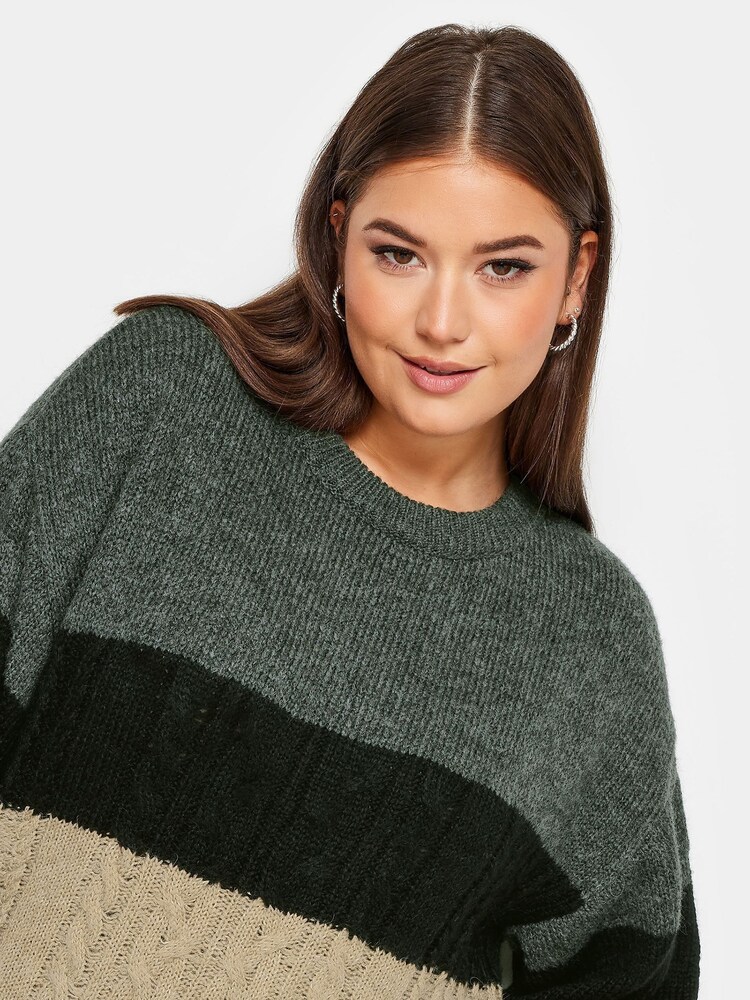 Yours Curve Black chrome True Knitwear Jumper - Image 4 of 4
