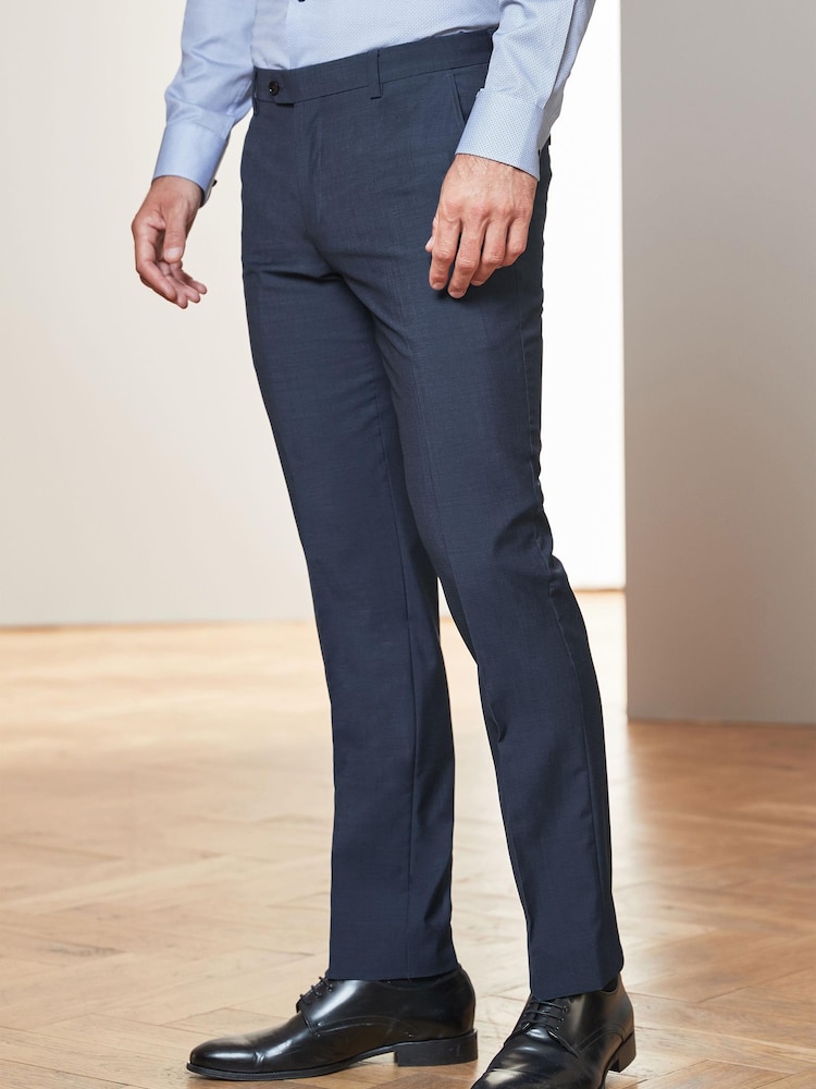 Blau - Signature Tollegno Anzug aus Wolle: Hose - Bild 1 von 6