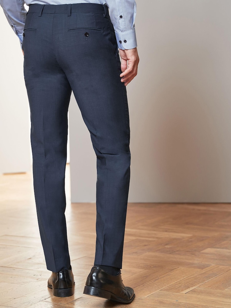Blau - Signature Tollegno Anzug aus Wolle: Hose - Bild 2 von 6