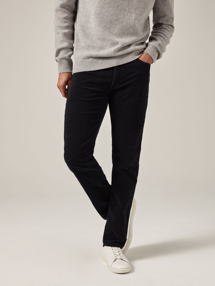 GANT Evening Blue Regular Fit Corduroy Jeans - Image 1 of 7