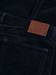 GANT Evening Blue Regular Fit Corduroy Jeans - Image 7 of 7