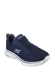 Skechers Blue Go Walk 7 Clear Path Trainers - Image 3 of 5