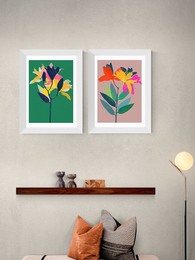 East End Prints Green Lily Wall Set by Garima Dahwan - Image 1 of 2