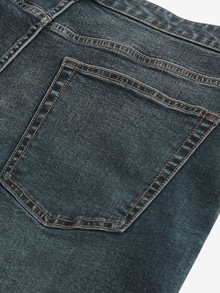 Dunkelblau - Denim-Shorts mit Stretchanteil - Bild 7 von 7
