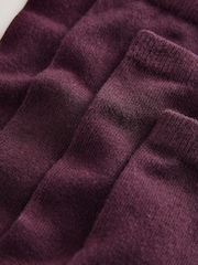 Burgundy Red Modal Ankle Socks 4 Pack - Image 7 of 7