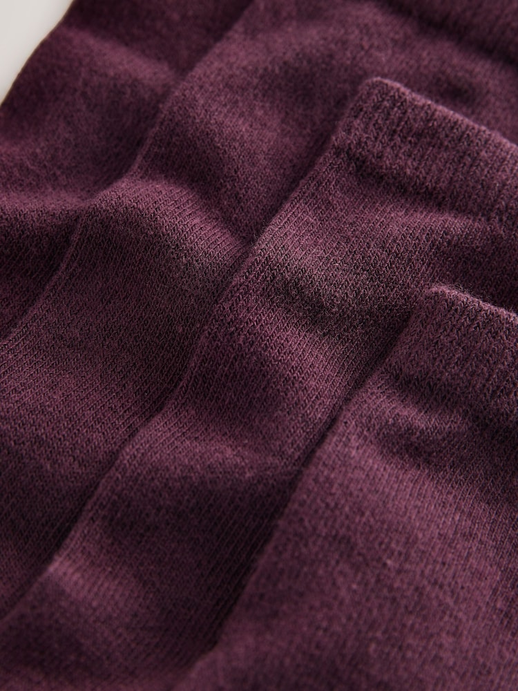 Burgundy Red Modal Ankle Socks 4 Pack - Image 7 of 7 Burgundy Red Modal Ankle Socks 4 Pack - Image 7 of 7