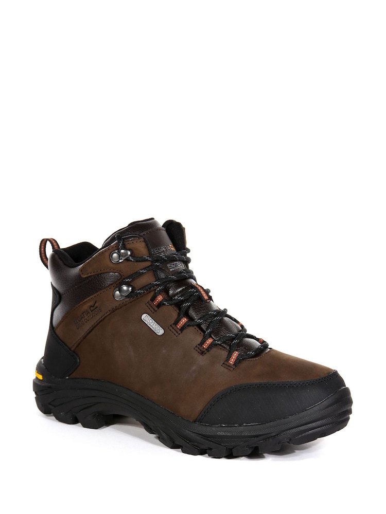 Botas para caminar de cuero con diseño impermeable Burrell de Regatta - Imagen 2 de 4