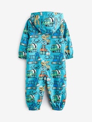 Modra s kopačem - Nepremočljiva obleka Puddlesuit s polsteno podlogo (3mths-7yrs) - Slika 2 iz 6