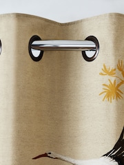 Rockett St George Cream Eyelet Cranes Curtains - Image 4 of 5