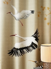 Rockett St George Cream Eyelet Cranes Curtains - Image 5 of 5