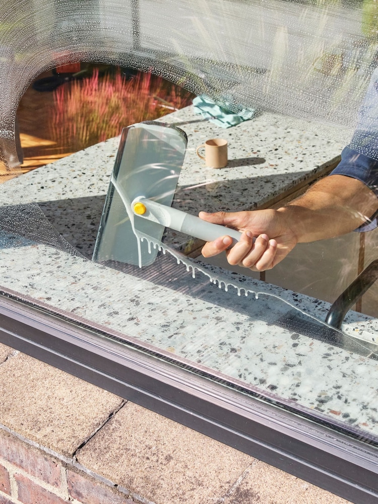 Joseph Joseph Light Stone CleanTech 2-in-1 Glass Cleaning Squeegee - Image 2 of 5