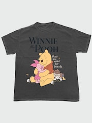 Brands In Black Disney Winnie The Pooh Hugs T-Shirt - Image 3 of 5