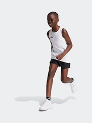 adidas White Kids Team Tank Top - Image 4 of 11