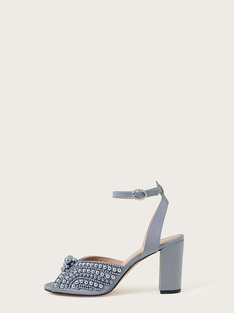 Monsoon Pearl Block Heeled Sandals - Image 3 of 3