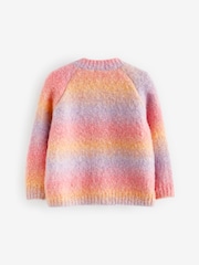 Pink/Lilac Purple Cosy Cardigan (12mths-7yrs) - Image 5 of 6