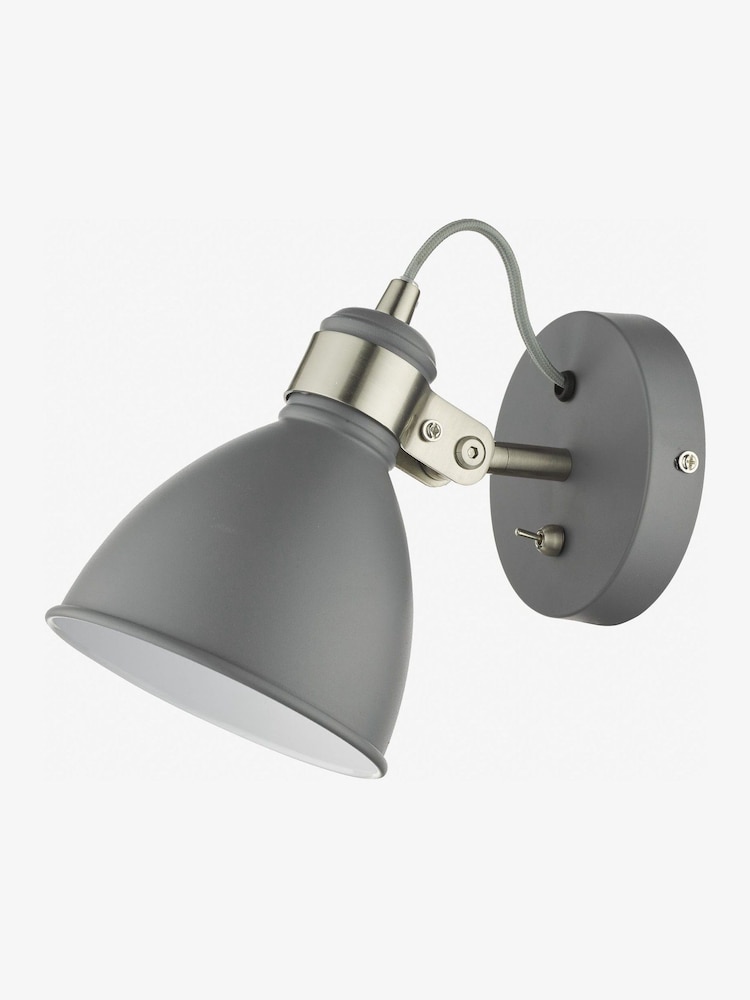 Dar Lighting Grey Frederick Single Spotlight - Image 2 of 3