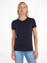 Tommy Hilfiger Navy Blue Heritage Alex 100% Cotton T-Shirt - Image 1 of 5