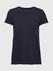 Tommy Hilfiger Navy Blue Heritage Alex 100% Cotton T-Shirt - Image 4 of 5