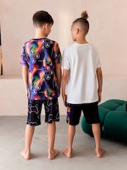 Black/White XBOX 2 Pack Short Pyjamas (5-16yrs) - Image 2 of 9