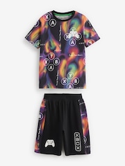 Black/White XBOX 2 Pack Short Pyjamas (5-16yrs) - Image 5 of 9