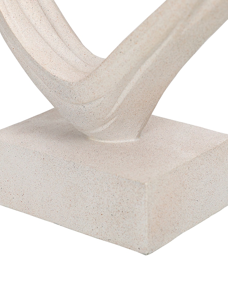 Libra Interiors White Aven Sculpted Heart Ornaments - Image 6 of 6 Libra Interiors White Aven Sculpted Heart Ornaments - Image 6 of 6