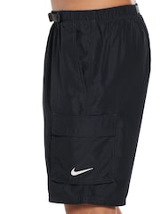 Nike Black Cargo Pocket Swim Shorts - Image 3 of 4