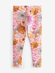 Pink Ditsy Floral Printed Leggings (3-16yrs) - Image 2 of 3