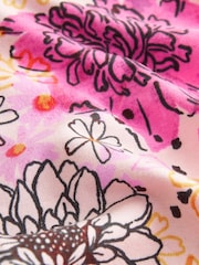 Pink Ditsy Floral Printed Leggings (3-16yrs) - Image 3 of 3