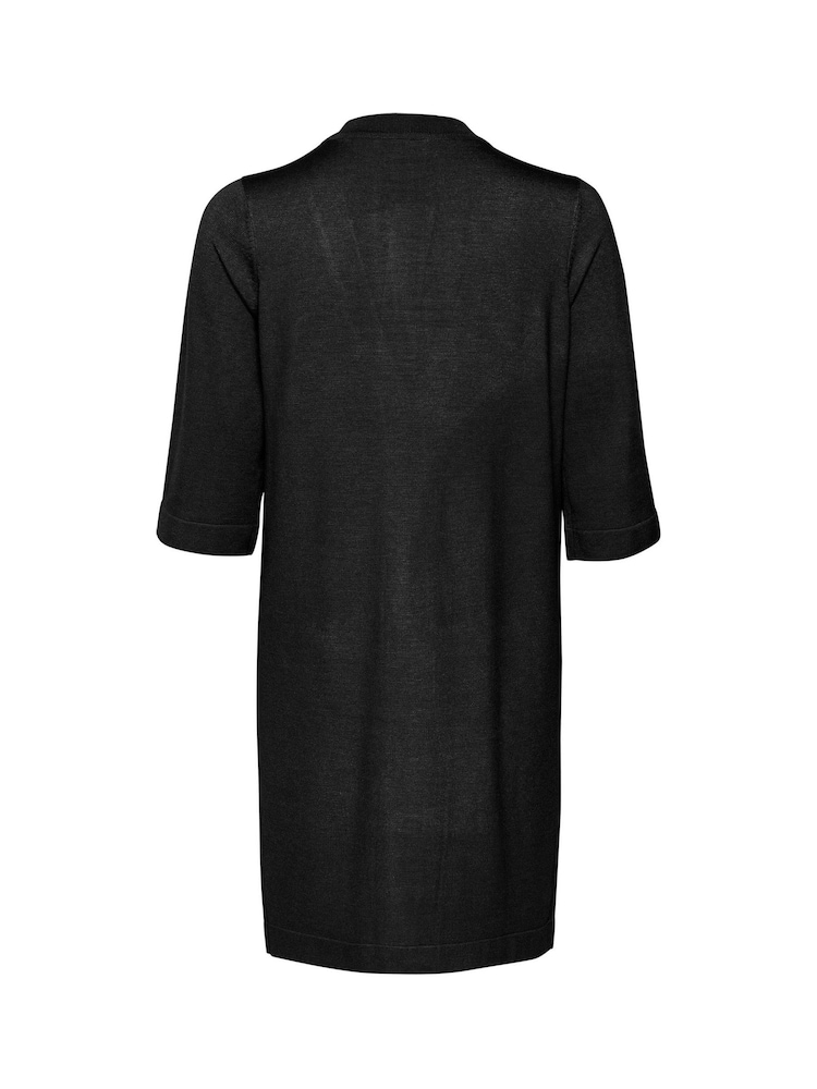 Saint Tropez Kila Half Sleeve Long Black Cardigan - Image 6 of 6 Saint Tropez Kila Half Sleeve Long Black Cardigan - Image 6 of 6