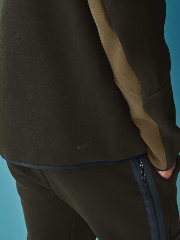 Хакі - Nike Tech Fleece Zip Up худі - Image 8 of 8